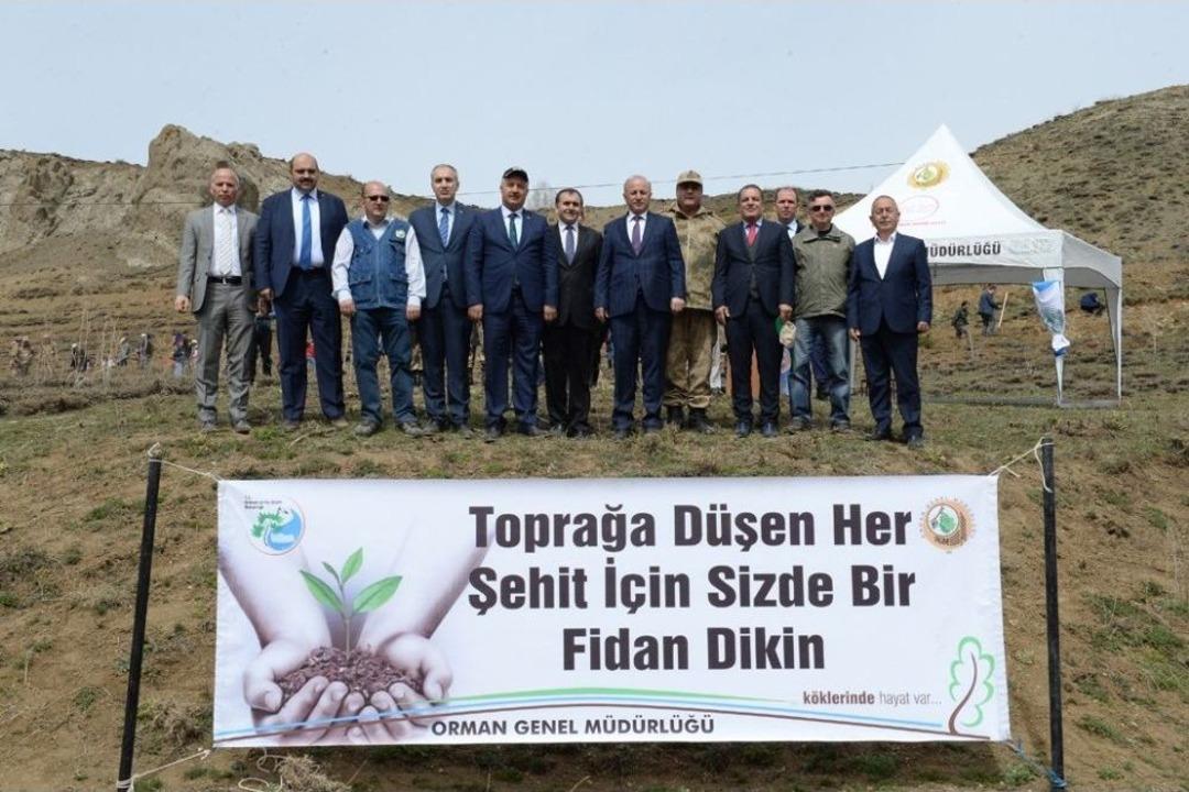 Erzurum&rsquo;da Fidanlar Toprakla Buluştu