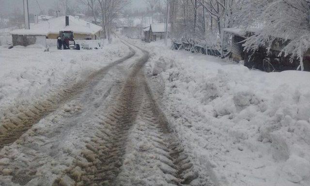 Kar Yağışı Yenice’de Etkili Oldu