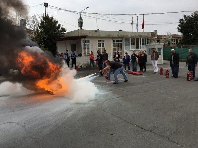 Bey-afad’dan Yangın Eğitimi Ve Tatbikatı