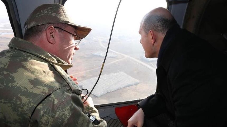 İ&ccedil;işleri Bakanı Soylu T&uuml;rkiye-iran Sınırında