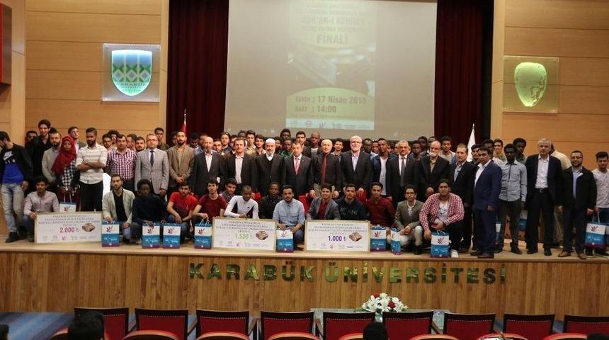 Kur&rsquo;an-ı Kerim&rsquo;i G&uuml;zel Okuma Yarışması Finali Yapıldı