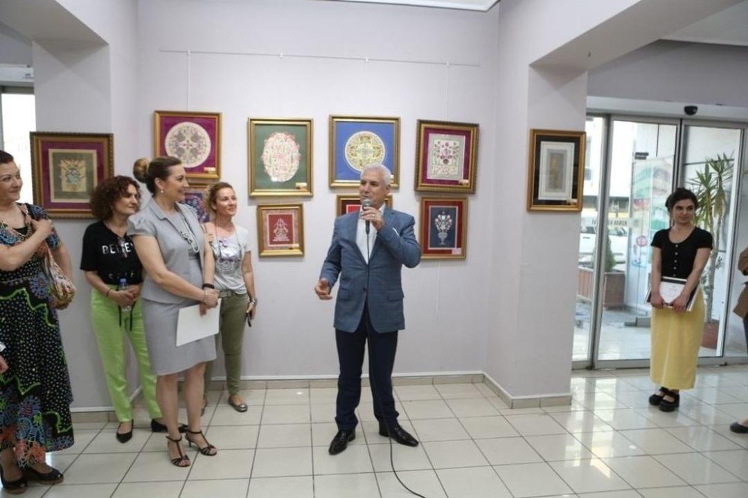 Kaat-ı At&ouml;lyesi Kursiyerleri H&uuml;nerlerini Sergiledi