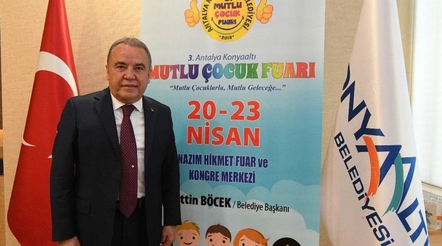 Konyaaltı&rsquo;nda &rsquo;mutlu &Ccedil;ocuk Fuarı&rsquo; Başlıyor