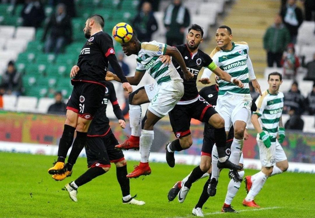 S&uuml;per Lig: Bursaspor: 1 - Gen&ccedil;lerbirliği: 1 (ma&ccedil; Sonucu)