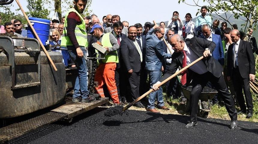 Karadağ Kanyonu Asfalt Yola Kavuşuyor