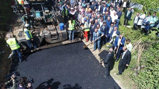 Karadağ Kanyonu Asfalt Yola Kavuşuyor 1