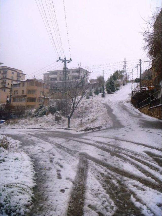 Bilecik’e İlk Kar Yağdı