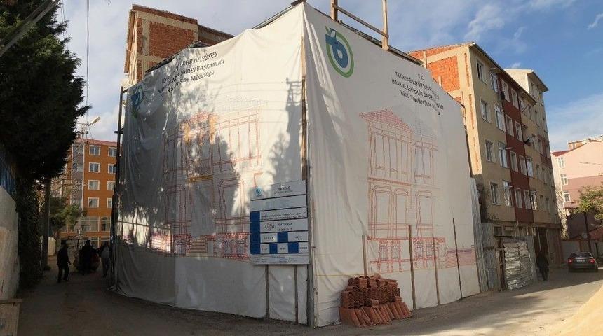 Tarihi Doğanca Evinin Restorasyonu Sürüyor