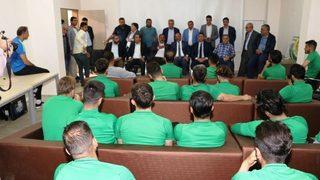 Şanlıurfaspor’a Gümüşhanespor Maçı Öncesi Moral Ziyareti