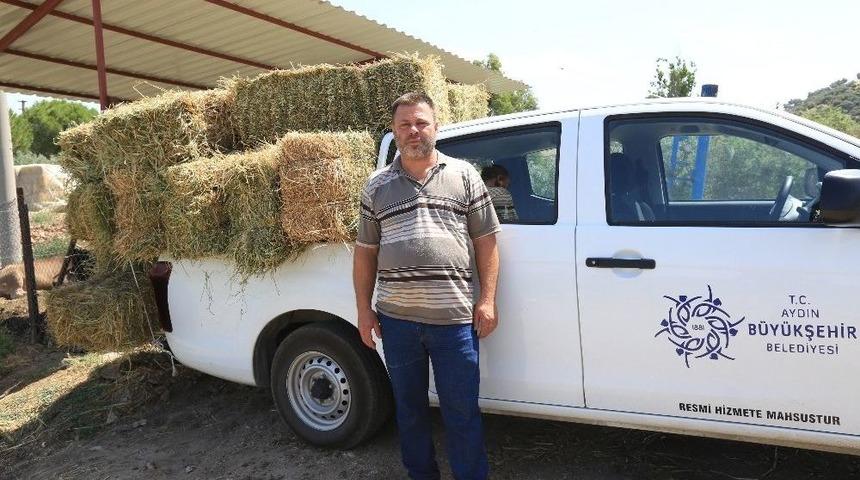 B&uuml;y&uuml;kşehir Yemleri Yanan &Ccedil;ift&ccedil;iye Destek Verdi