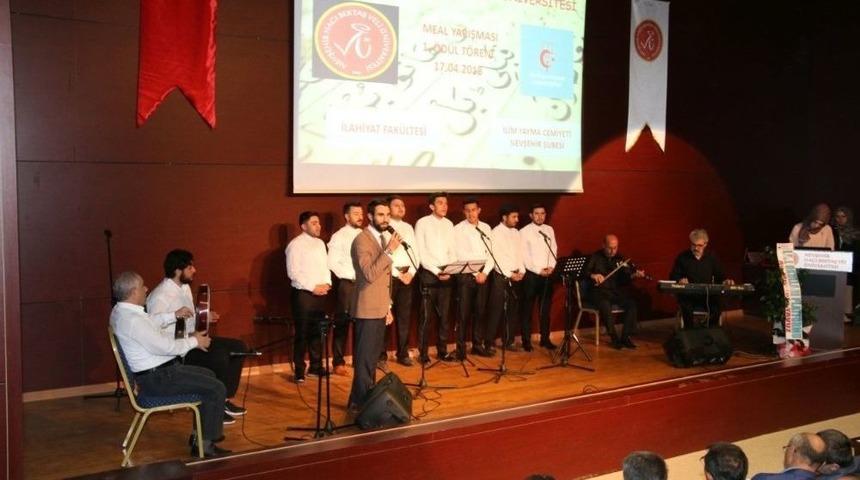 Nev&uuml;&rsquo;de &rsquo;kur&rsquo;an-ı Kerim Meal Yarışması&rsquo; &Ouml;d&uuml;l T&ouml;reni D&uuml;zenlendi