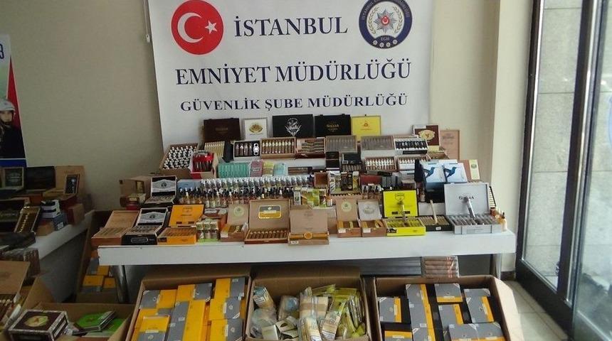 İstanbul&rsquo;da Puro Ve Sigara Operasyonu: 23 Bin 423 Paket Puro Ve Sigara Ele Ge&ccedil;irildi
