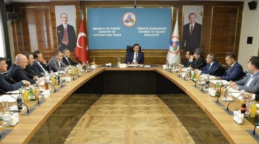 Tso Heyetinden Bakan T&uuml;fenkci&rsquo;ye Ziyaret