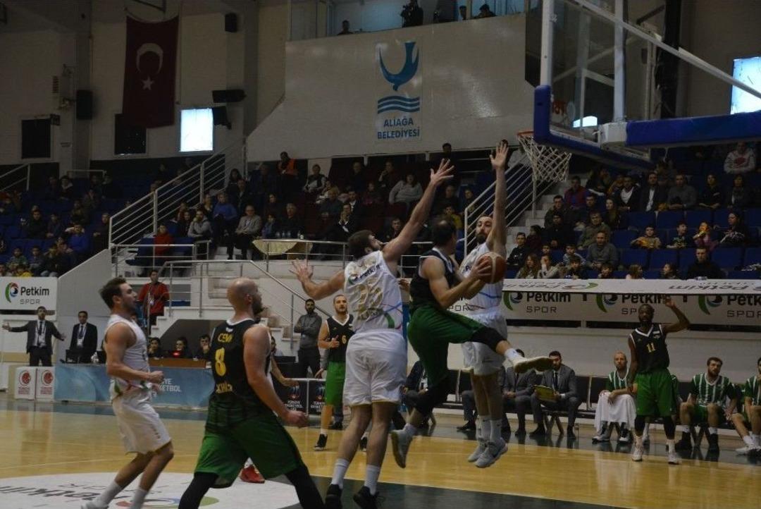 T&uuml;rkiye Basketbol 1. Ligi: Petkim Spor: 77 - Akhisar Belediye: 76