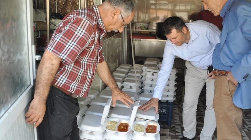 Başkan &Ouml;zdemir İftar Denetimi