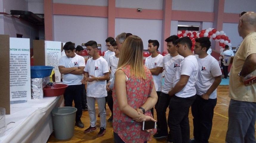 Sunar Nuri &Ccedil;omu Anadolu Lisesi &Ouml;ğrencileri Bilim Fuarında