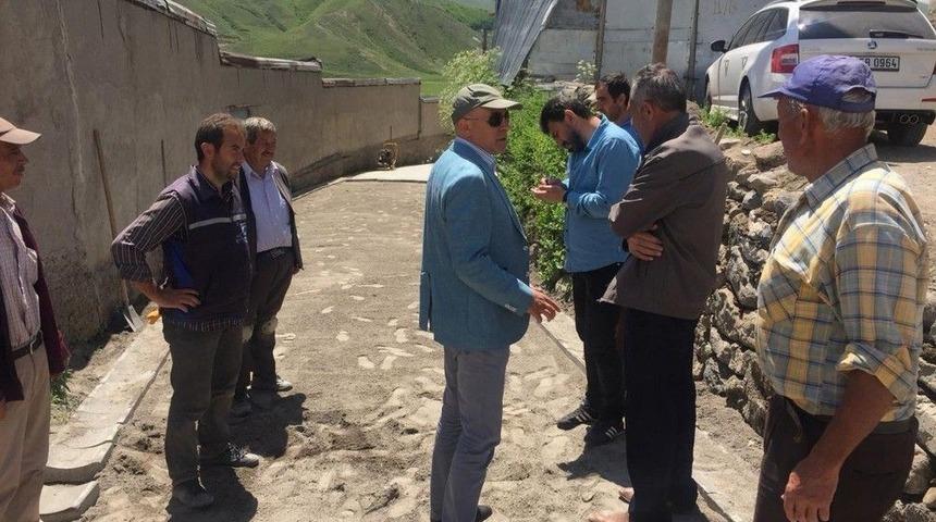 Yakutiye, K&ouml;yleri Taşla Kaplıyor