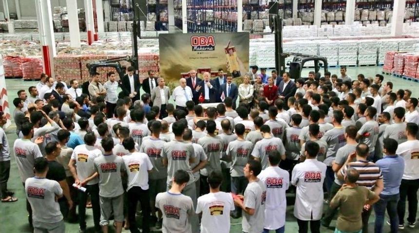 Milletvekili Ko&ccedil;er, Makarna Fabrikasını Ziyaret Etti