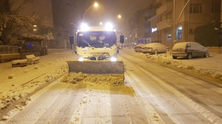 Seydişehir Belediyesinden Kar Mesaisi