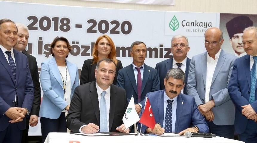 &Ccedil;ankaya&rsquo;da Toplu S&ouml;zleşme Sevinci