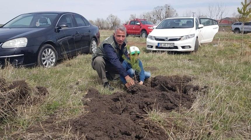 Kars&rsquo;ta 200 Fidan Toprakla Buluştu