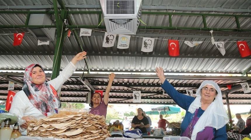 Mersin&rsquo;de Pazar Yerlerine G&uuml;neş Enerjili Soğutma
