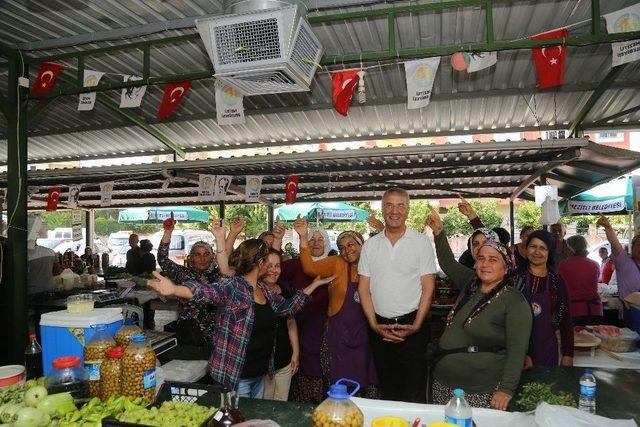 Mersin’de Pazar Yerlerine Güneş Enerjili Soğutma