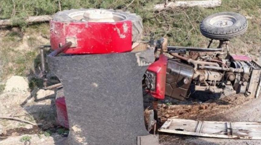 Seyit&ouml;mer&rsquo;de Trakt&ouml;r Kazası: 1 Yaralı