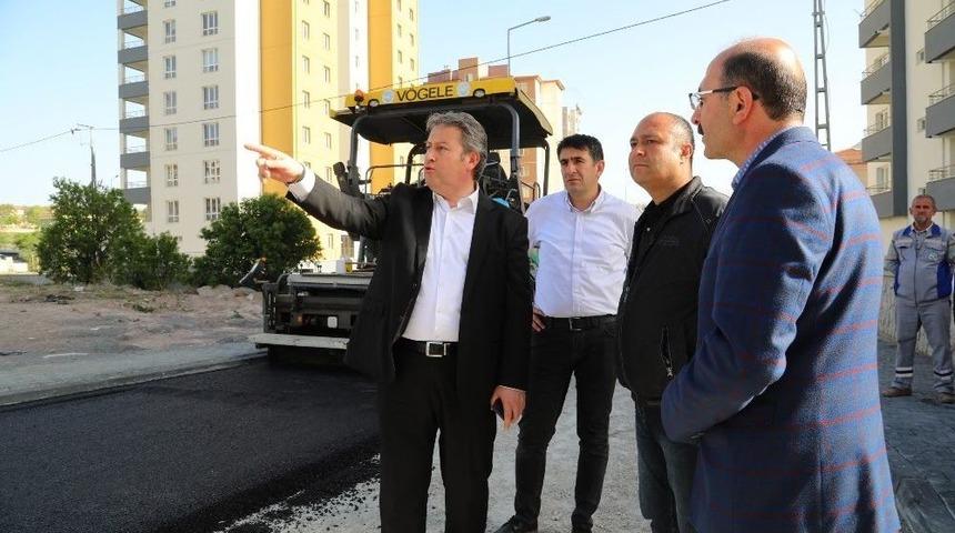 Talas’ta Asfaltlama Çalışmaları Başladı