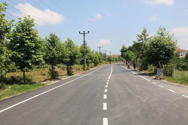 Ferizli’de Yollar Yenilendi