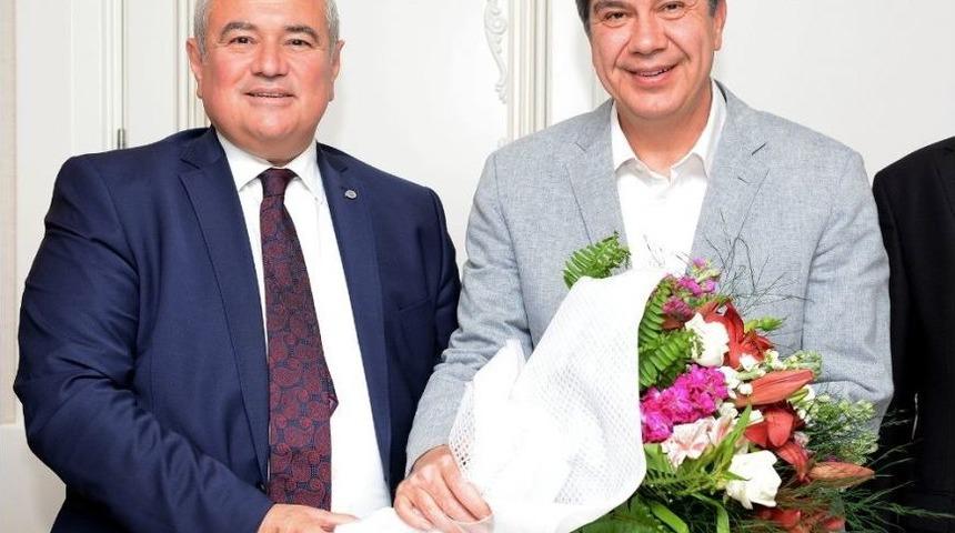 Se&ccedil;im Sonrası Atso Y&ouml;netiminden Protokol Ziyaretleri