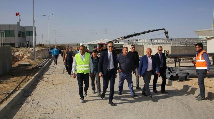 Başkan &Ccedil;alışkan, İ&ccedil;me Suyu Tesislerinde İncelemede Bulundu