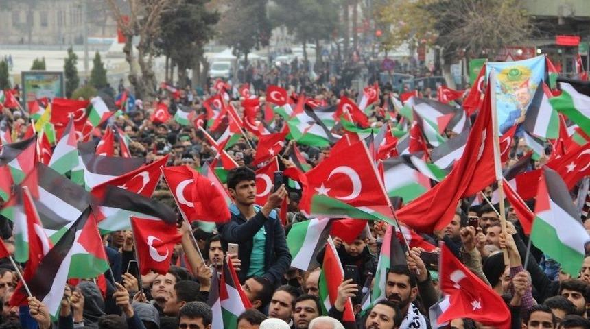 Şanlıurfa&rsquo;da Kud&uuml;s Mitingi