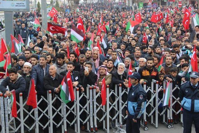 Şanlıurfa’da Kudüs Mitingi