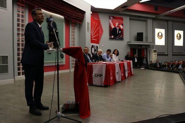 Chp Grup Başkanvekili Özel: 