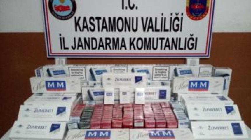 Kastamonu&rsquo;da 815 Paket Ka&ccedil;ak Sigara Ele Ge&ccedil;irildi