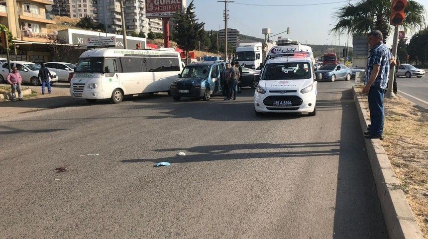 İzmir&rsquo;de Trafik Kazası: 1 Yaralı