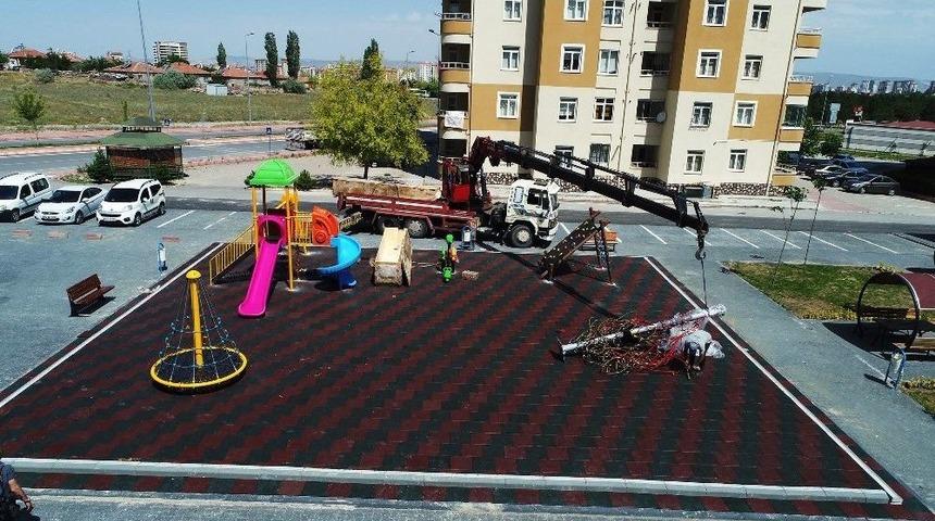Talas&rsquo;ta &Ccedil;ocuklara Yeni Oyun Alanları
