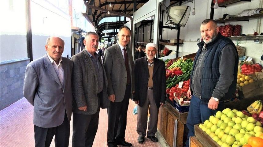 Ak&ccedil;aabat&rsquo;ta Meyve Ve Sebzeciler Pazarı Modern Y&uuml;z&uuml;ne Kavuştu