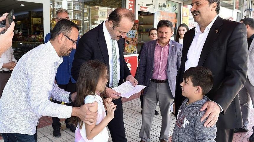 Başkan Akg&uuml;l&rsquo;den Başak Mahallesi Esnafına Ziyaret