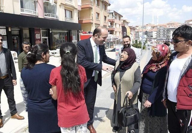 Başkan Akgül’den Başak Mahallesi Esnafına Ziyaret