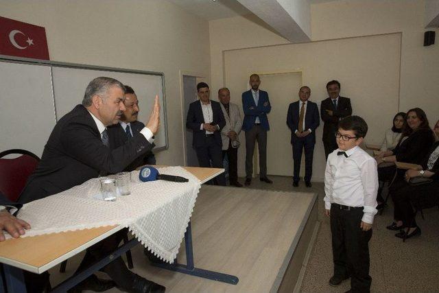 Başkan &Ccedil;elik, Besime &Ouml;zderici İlkokulunda &Ouml;ğrencilerle Buluştu 2