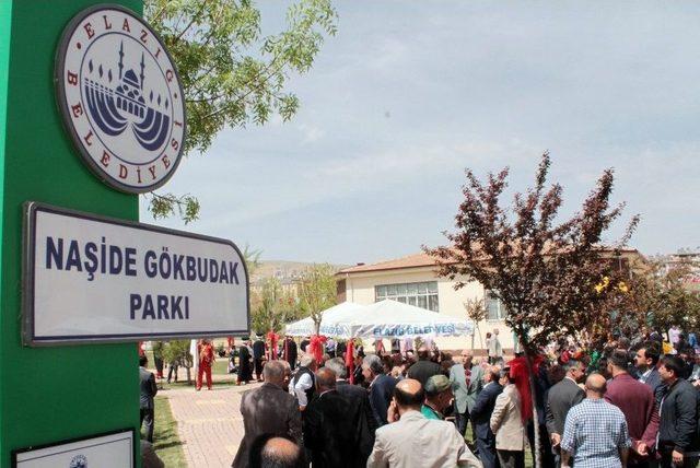 Elazığ’da Yazar Naşide Gökbudak’ın İsmi Parka Verildi