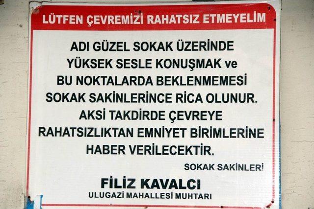 Adıgüzel Sokak’ta Güzel Uygulama