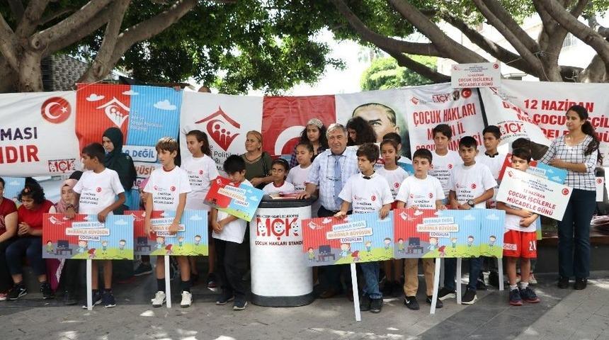 Mersin&rsquo;de &rsquo;&ccedil;ocuk İş&ccedil;iliği İle M&uuml;cadele G&uuml;n&uuml;&rsquo; Etkinlikleri