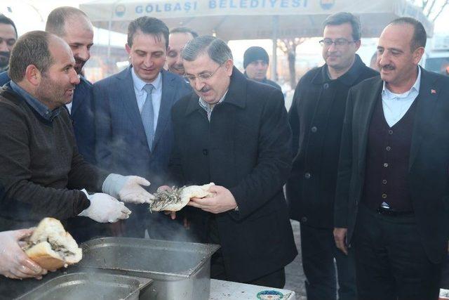 Gölbaşı’da Hamsi Festivali Yapıldı