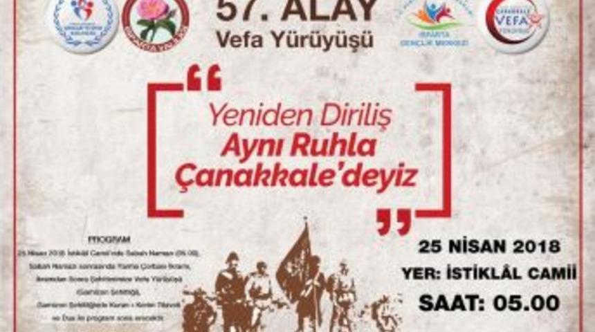 Isparta Gen&ccedil;lik Merkezi&rsquo;nden &lsquo;57.alay Anısına Vefa Y&uuml;r&uuml;y&uuml;ş&uuml;&rsquo; Daveti