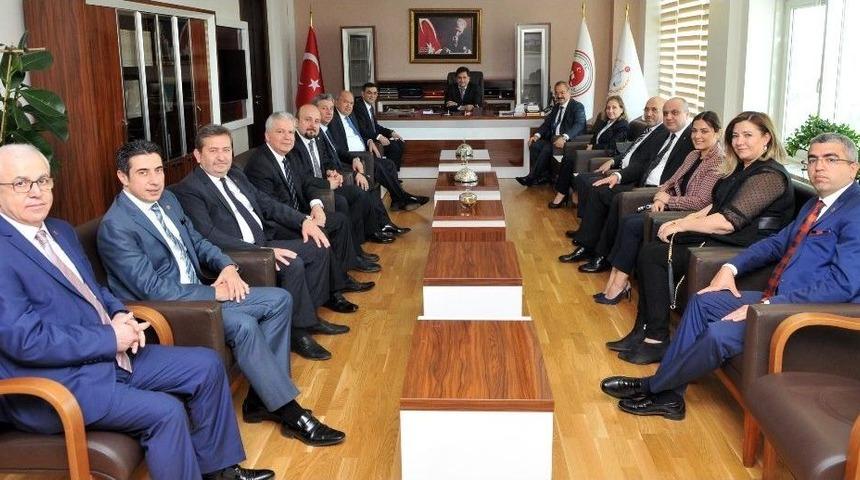 Gso Heyetinden Vali Ali Yerlikaya Ve Kurumlara Ziyaret