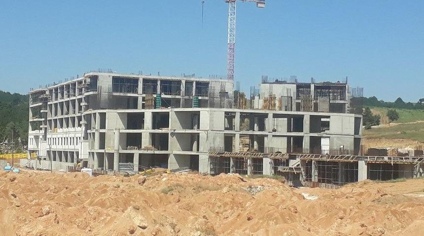 Yeni Bilecik Devlet Hastanesinin İnşaatı T&uuml;m Hızıyla Devam Ediyor
