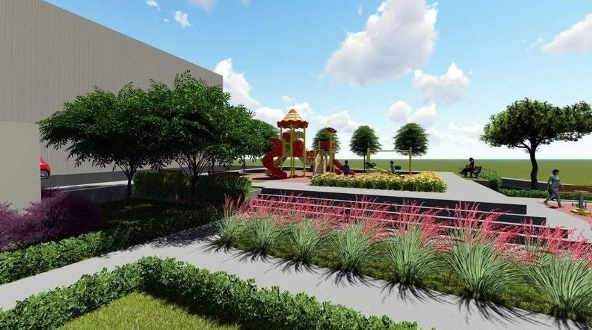 Aliağa Belediyesinden Yemyeşil Bir Park Daha